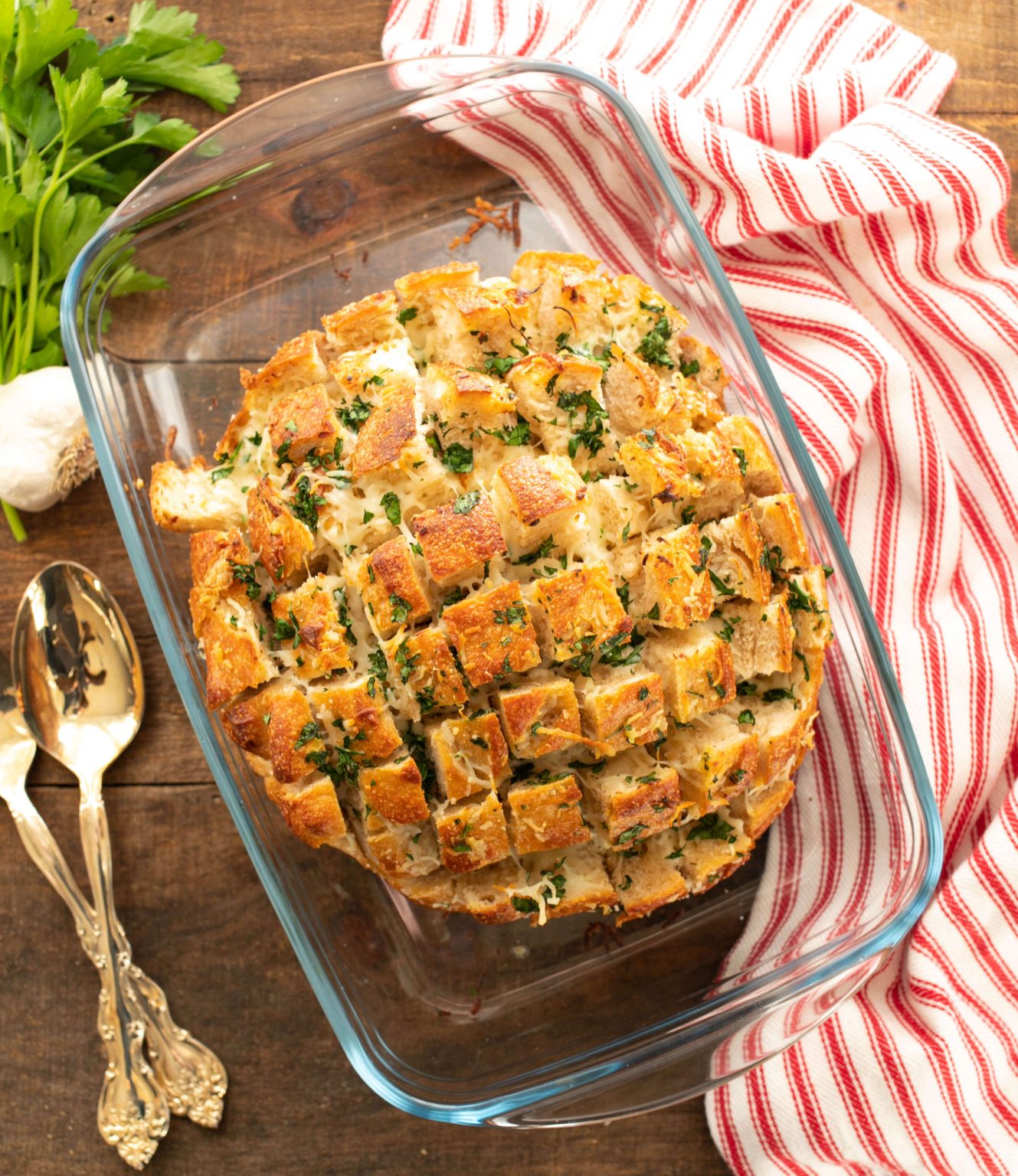 Garlic Cheese PullApart Bread Marie Saba