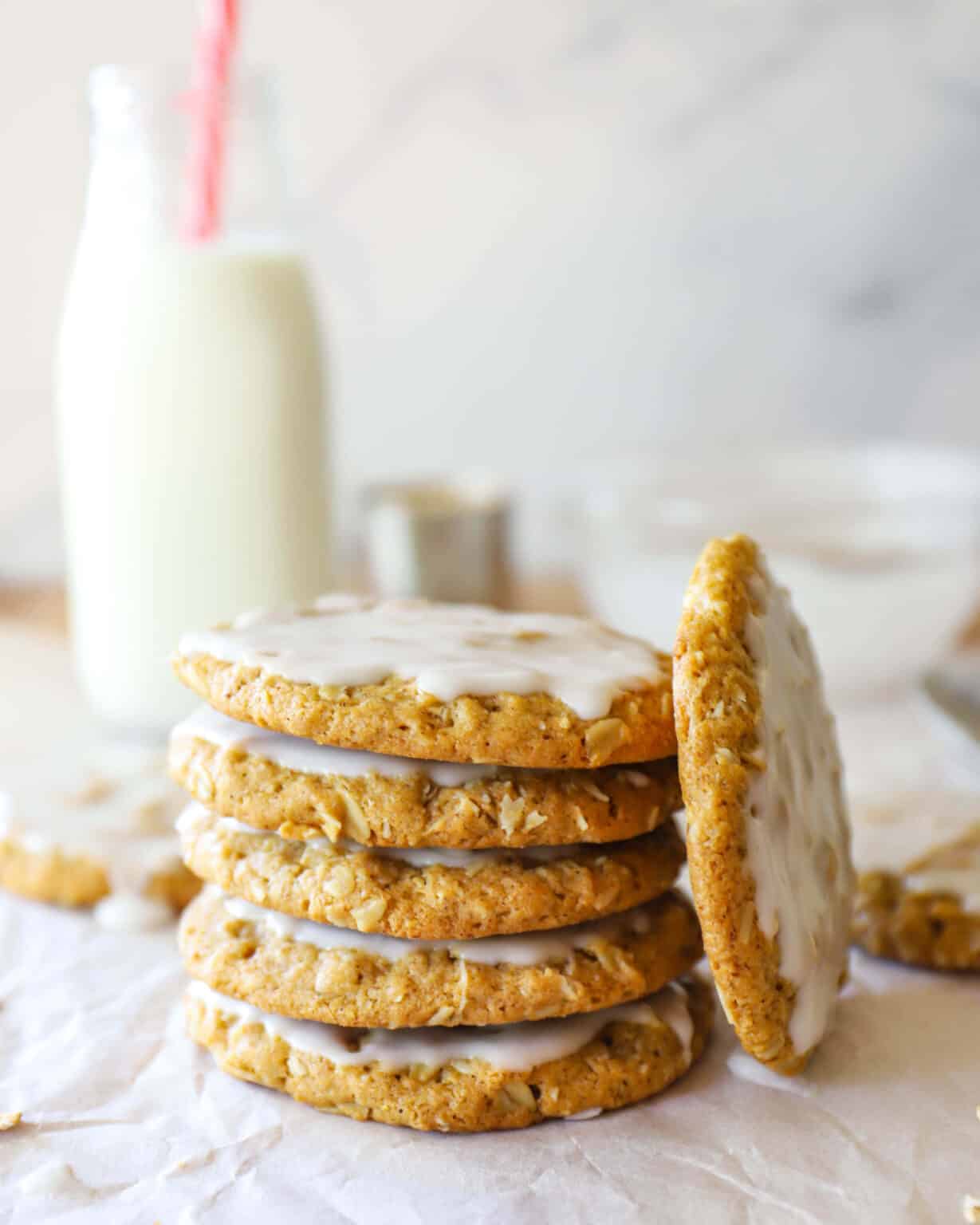 Iced Oatmeal Cookies Marie Saba